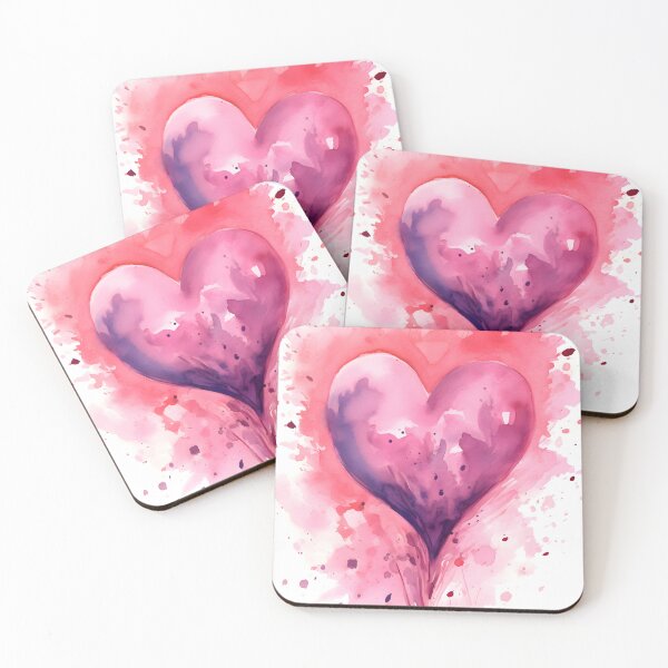 Item preview, Pink and Purple Heart designed and sold by FrostyFrisby.