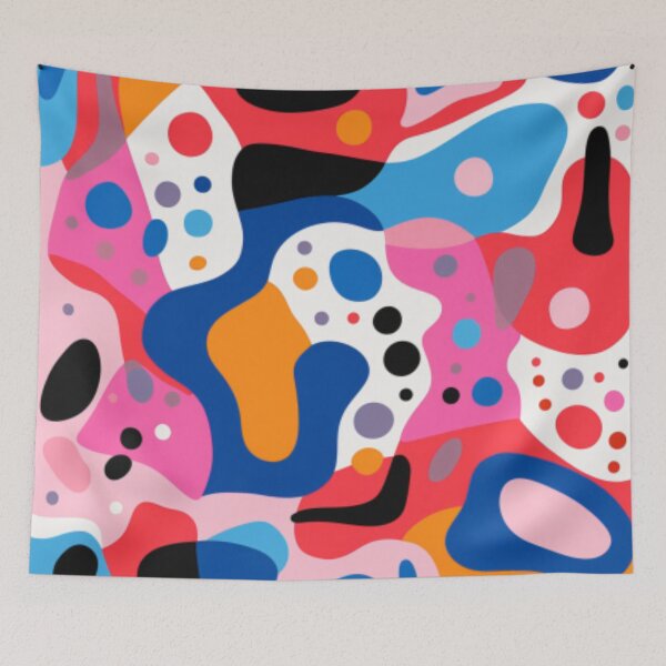 Item preview, Stephen Ormandy Inspired Pop culture Bold Colourful Eccentric Grafitti like Abstract Art. designed and sold by NortonArt.