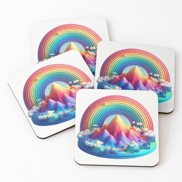 Item preview, Rainbow, Mountain and Trees designed and sold by DesignAnother.