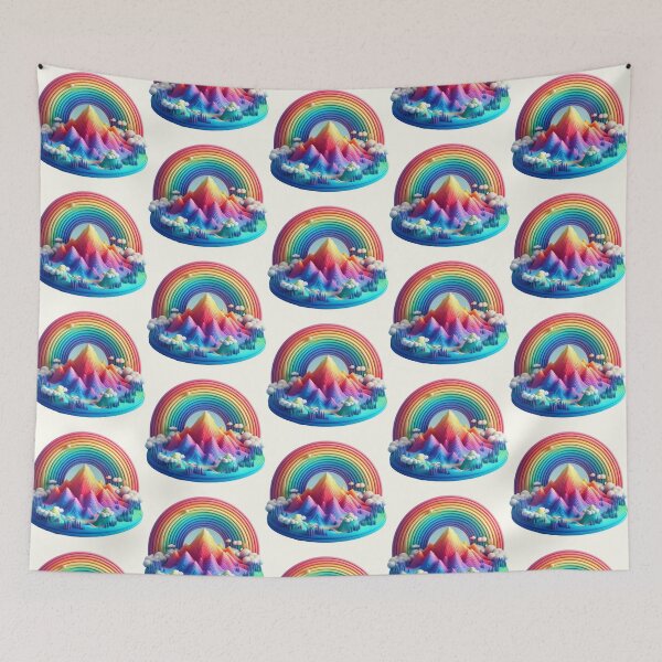 Item preview, Rainbow, Mountain and Trees designed and sold by DesignAnother.