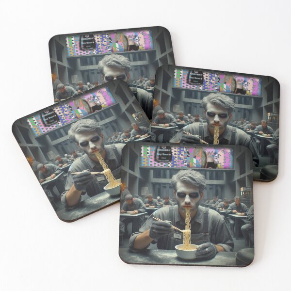 Item preview, Factory Lunchbreak, grey life with a splash of Kikkoman designed and sold by STUART HICKING.