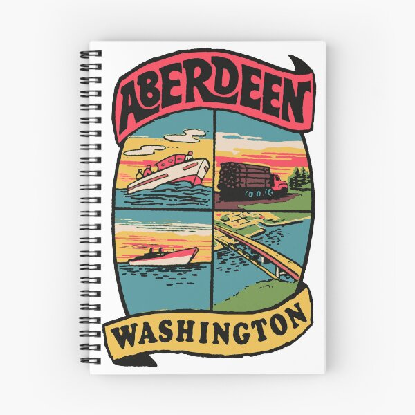Item preview, Vintage Style Aberdeen Washington designed and sold by Decal Mania.