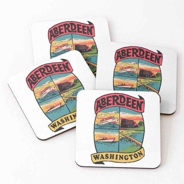 Item preview, Vintage Style Aberdeen Washington designed and sold by Decal Mania.