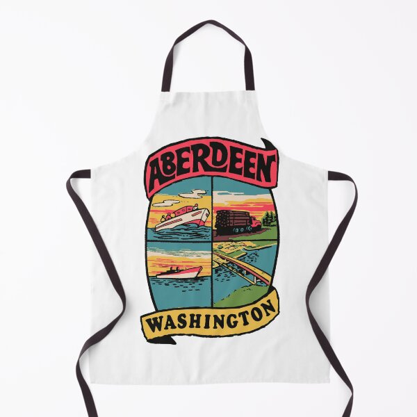 Item preview, Vintage Style Aberdeen Washington designed and sold by Decal Mania.