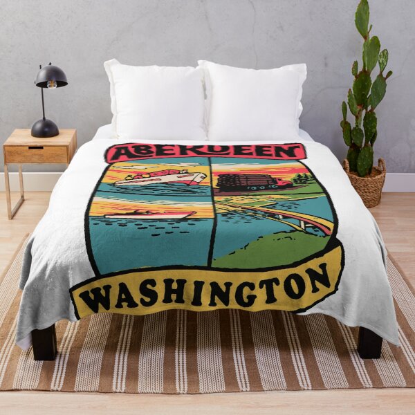 Item preview, Vintage Style Aberdeen Washington designed and sold by Decal Mania.