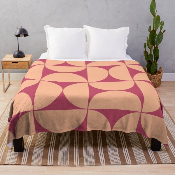 Item preview, Mid-Century Modern Pattern No.60 - Party Punch and Peach Fuzz designed and sold by Zoltan Ratko.