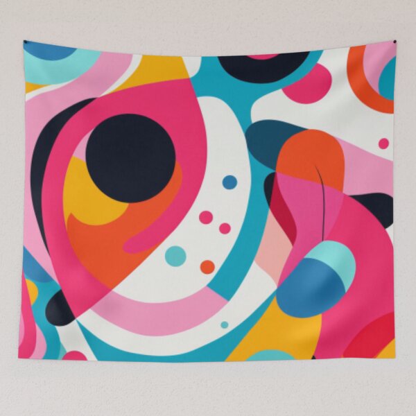 Item preview, Stephen Ormandy Inspired Pop culture Bold Colourful Eccentric Grafitti like Abstract Art. designed and sold by NortonArt.