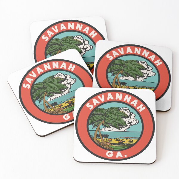 Item preview, Savannah Georgia Vintage Style Decal Design designed and sold by Decal Mania.