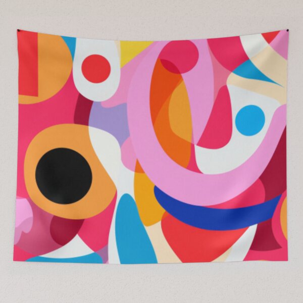 Item preview, Stephen Ormandy Inspired Pop culture Bold Colourful Eccentric Grafitti like Abstract Art. designed and sold by NortonArt.