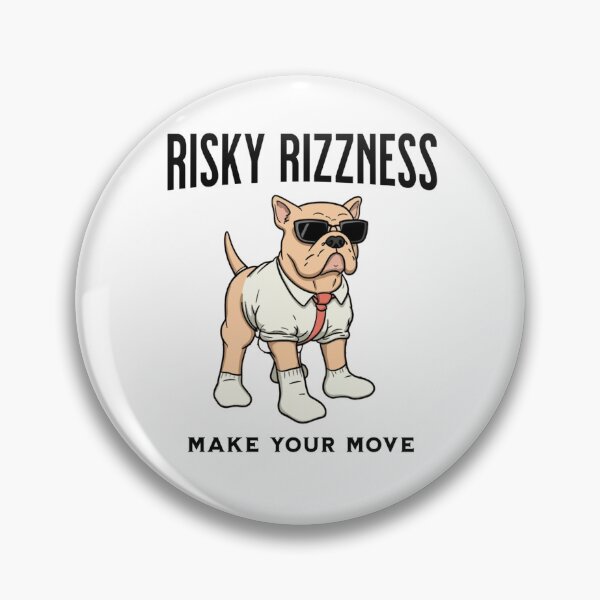 Item preview, Risky Rizzness Dog  designed and sold by Ktpier.
