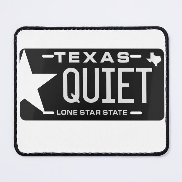 Item preview, Quiet License Plate designed and sold by SpongeBlyat.