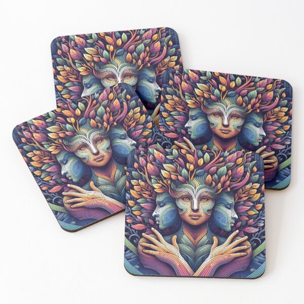 Item preview, Arboreal Woman: Tripy Union with Nature designed and sold by WhimsyRealm.