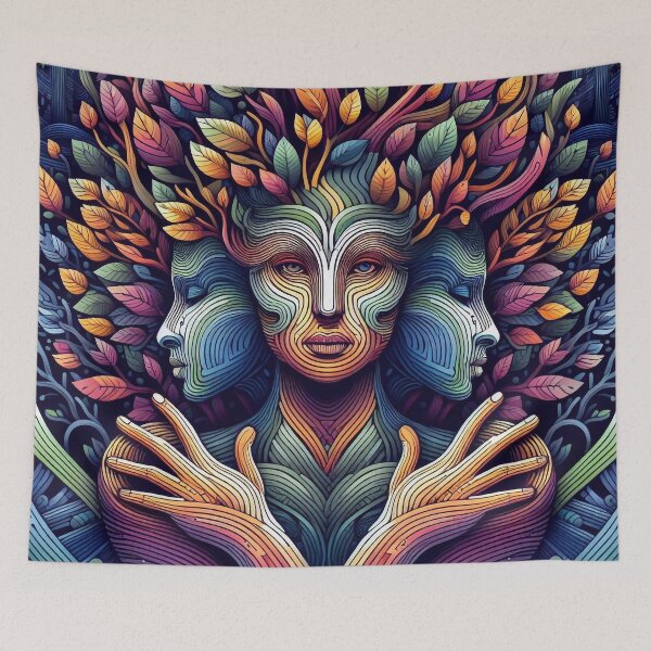 Item preview, Arboreal Woman: Tripy Union with Nature designed and sold by WhimsyRealm.