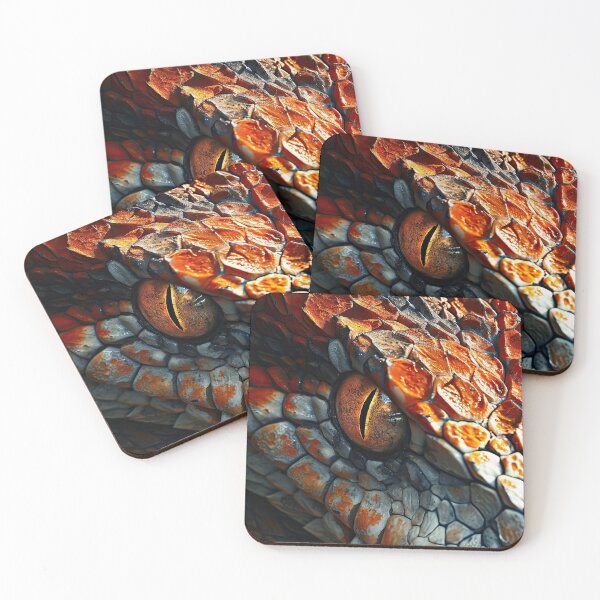 Item preview, Banded Dragon Snake Closeup designed and sold by OccultDreams.