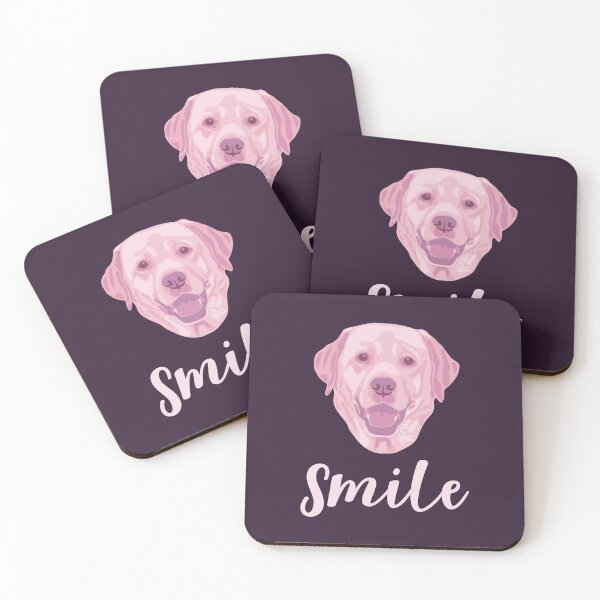 Item preview, DuFauna Pink Labrador Joyful Smile Dark 02081201 designed and sold by DuFauna.
