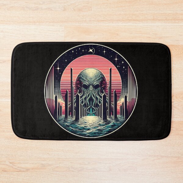 Item preview, Neon Abyss: Cthulhu's Synthwave Surge designed and sold by MysticVault.