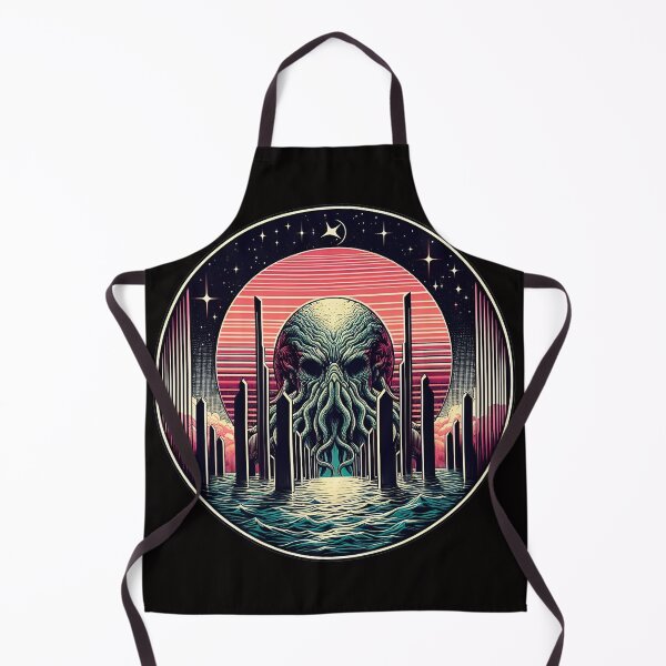 Item preview, Neon Abyss: Cthulhu's Synthwave Surge designed and sold by MysticVault.