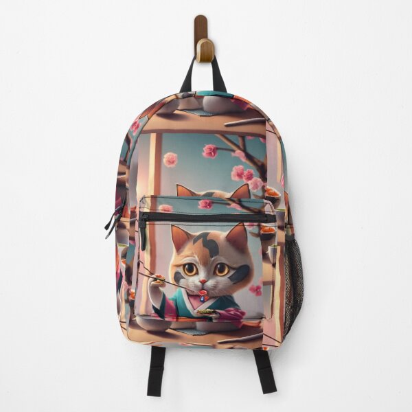 Item preview, biocolor cat eat sushi v22 designed and sold by FenwickDesign99.
