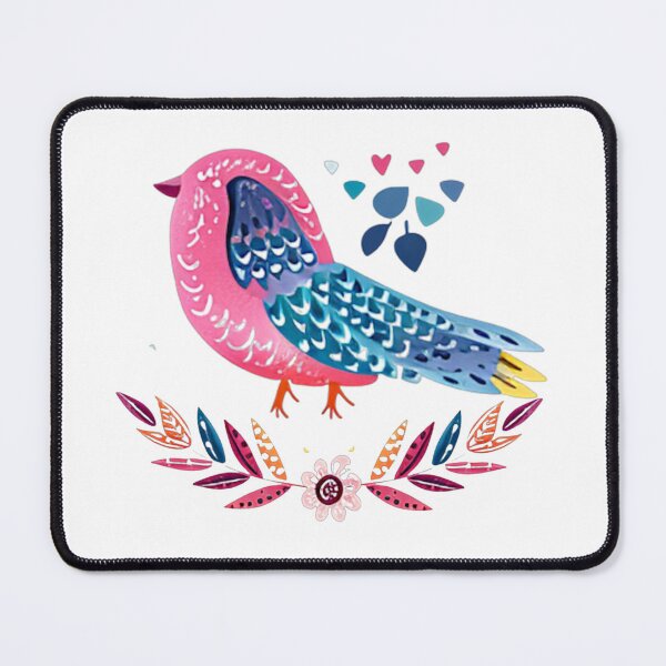 Item preview, Multicolored Watercolor Bird designed and sold by fluidwatercolor.