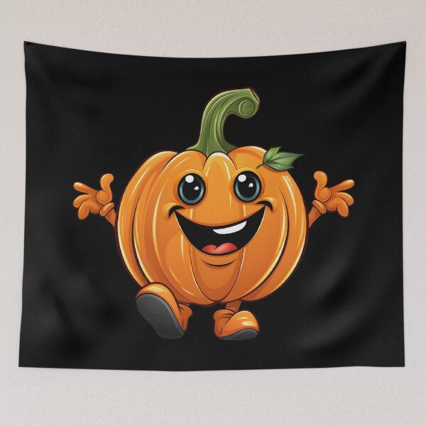 Item preview, Cute Kawaii Dancing Pumpkin designed and sold by Leonardo Palumbo.