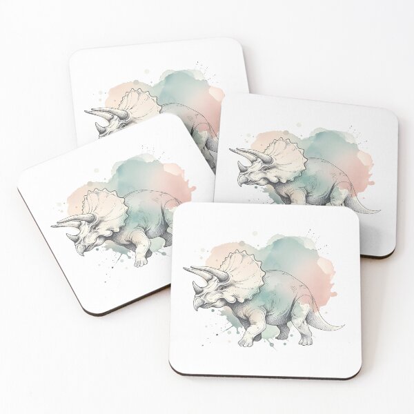 Item preview, Jurassic Triceratops designed and sold by RobertMartinArt.