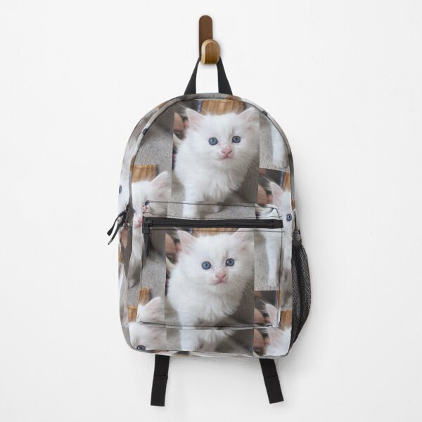 Item preview, White fluffy kitty designed and sold by Fluffycat2020.
