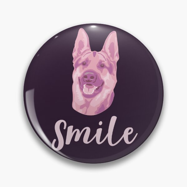Artikelvorschau, DuFauna Pink Deutscher Schäferhund Joyful Smile Dark 02081201 entworfen und verkauft von DuFauna.