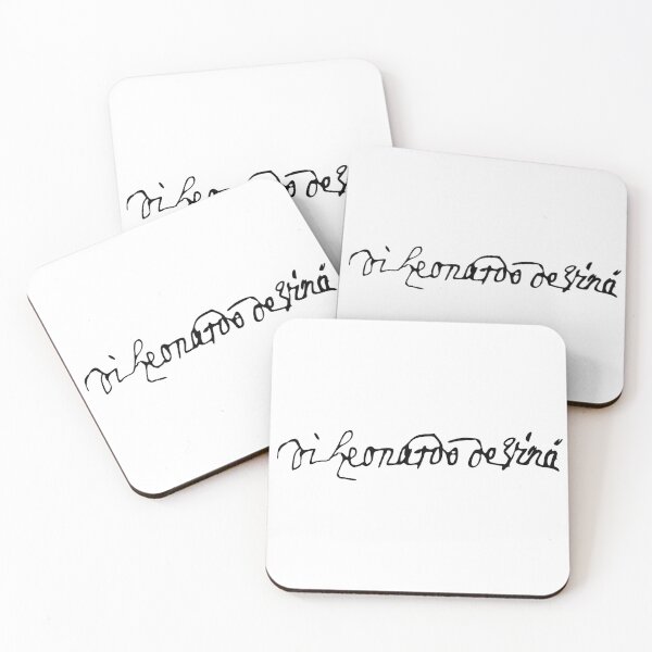 Item preview, Signature of Leonardo da Vinci designed and sold by lachataigne.