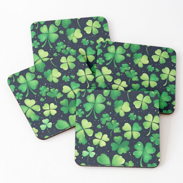 Item preview, Clovers pattern at night designed and sold by StellarVerse-.