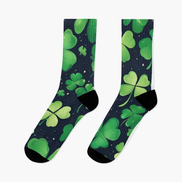 Item preview, Clovers pattern at night designed and sold by StellarVerse-.