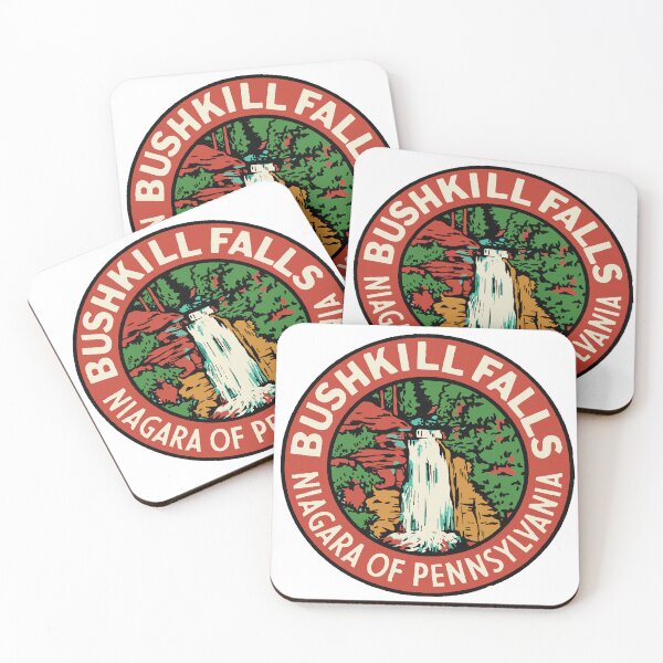 Item preview, Bushkill Falls Vintage Style Decal designed and sold by Decal Mania.