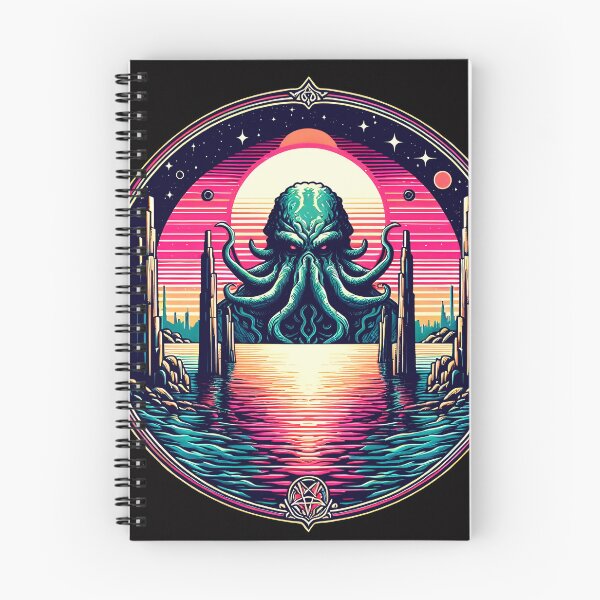 Item preview, Vaporwave Abyss: Cthulhu's Resonant Awakening designed and sold by MysticVault.