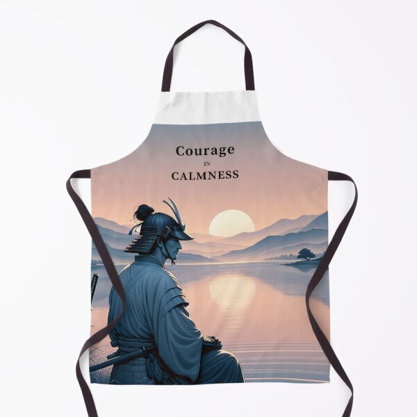 Item preview,  Samurai Saying courage in calmness  designed and sold by VividDripCo.