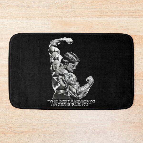 Item preview, Stoic Quote ”The best answer to anger is silence.” Arnold Schwarzenegger fan art designed and sold by HuzaifaNaveedh.