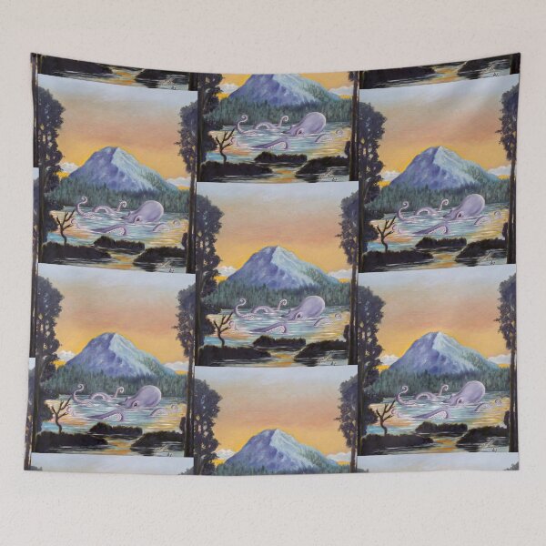 Item preview, The Kraken of Dawn designed and sold by amyvangaasbeck.