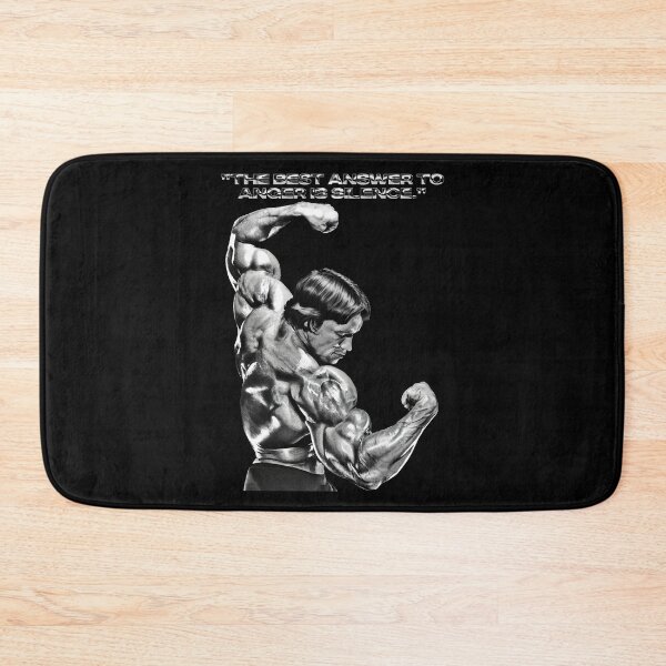Item preview, Stoic Quote ”The best answer to anger is silence.” Arnold Schwarzenegger fan art designed and sold by HuzaifaNaveedh.