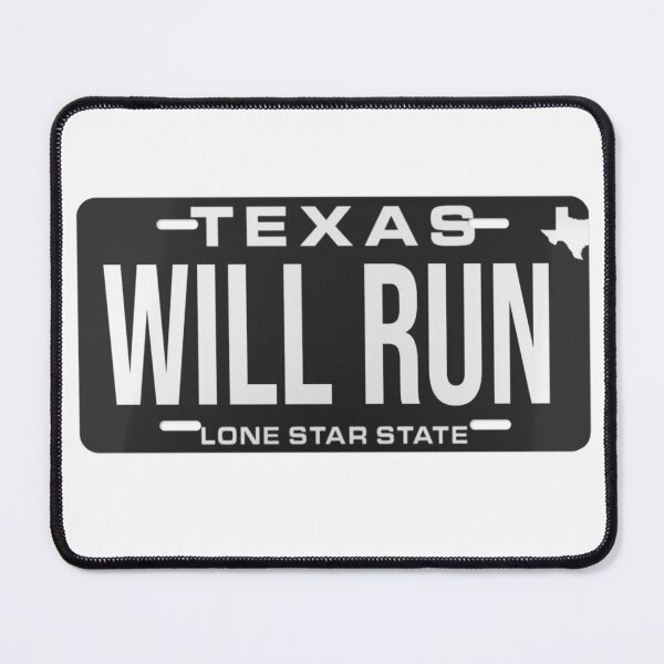 Item preview, Will Run License Plate designed and sold by SpongeBlyat.