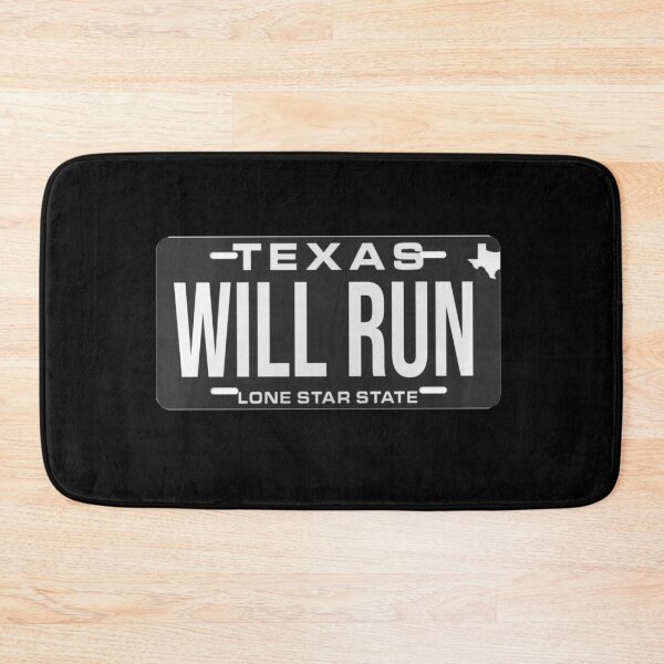Item preview, Will Run License Plate designed and sold by SpongeBlyat.