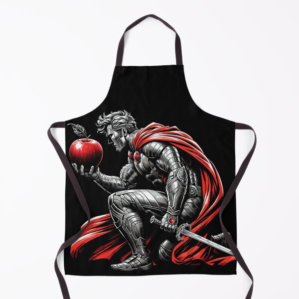 Item preview, A Silver Knight Holds A Red Apple designed and sold by TeaTimeTales.