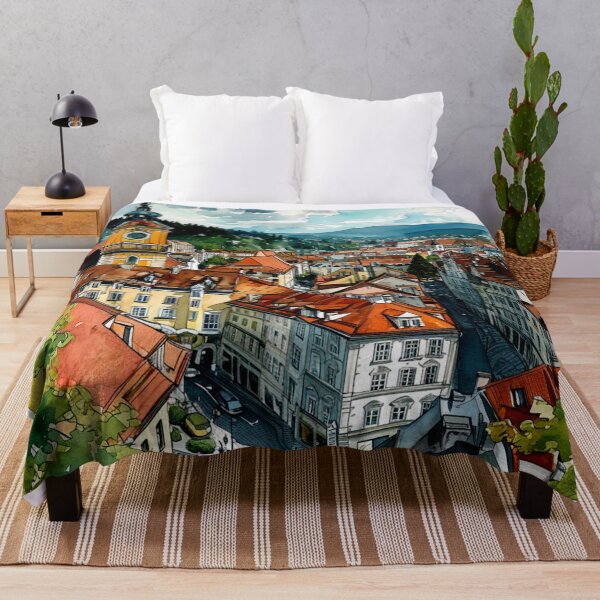 Item preview, Watercolor Design of Graz - Austria designed and sold by Sketch-Shack.