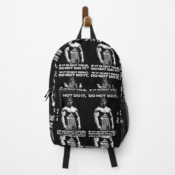 Item preview, Stoic Quote “If it is not right, do not do it, if it is not true, do not say it.” Arnold Schwarzenegger Fan art designed and sold by HuzaifaNaveedh.