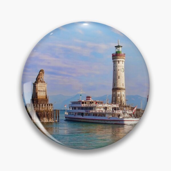 Item preview, Bodensee Ferryboat leaving Lindau Harbor designed and sold by Travelways.