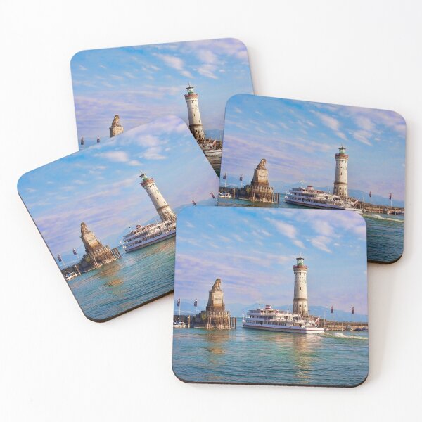 Item preview, Bodensee Ferryboat leaving Lindau Harbor designed and sold by Travelways.