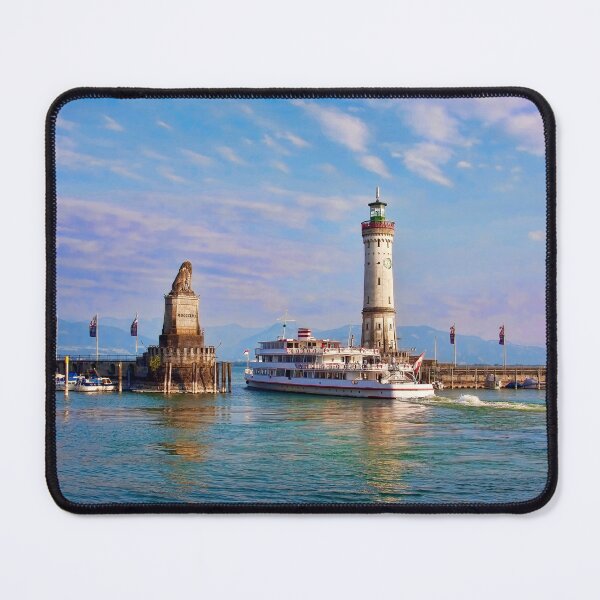 Item preview, Bodensee Ferryboat leaving Lindau Harbor designed and sold by Travelways.