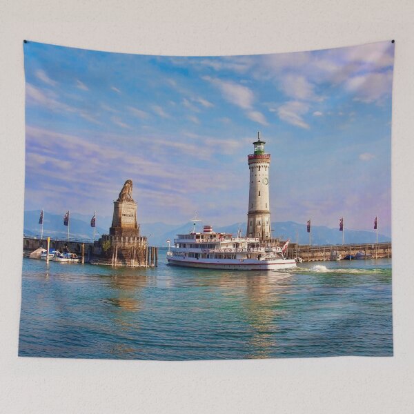 Item preview, Bodensee Ferryboat leaving Lindau Harbor designed and sold by Travelways.
