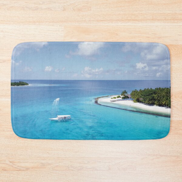 Item preview, Luxury Yacht At Resort Island Beach designed and sold by RelaxingEscapes.