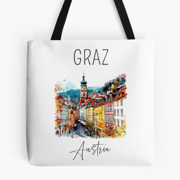 Item preview, Diseño de acuarela de Graz - Austria designed and sold by Sketch-Shack.