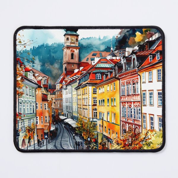 Item preview, Watercolor Design of Graz - Austria designed and sold by Sketch-Shack.