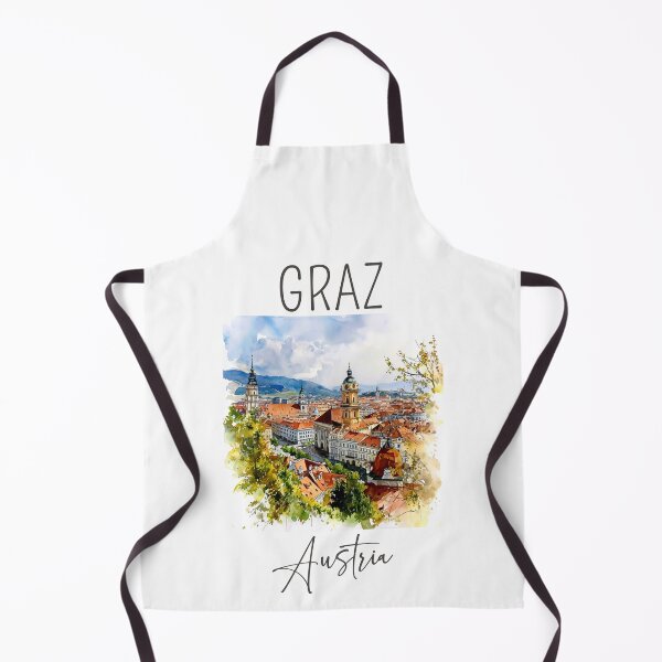Item preview, Watercolor Design of Graz - Austria designed and sold by Sketch-Shack.