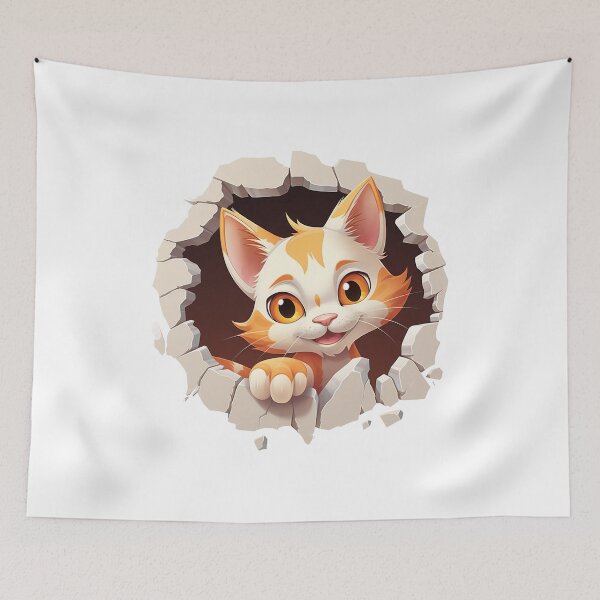 Item preview, Cute Cat 3D designed and sold by FTS-Studio.